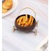 Round Bowl Snacks Platter With Wheels